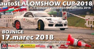 1. kolo autoSlalomShow Cup 2018 v Bojniciach