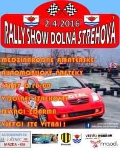 RallyShow Dolná Strehová 2016 – Veľkonočné preteky