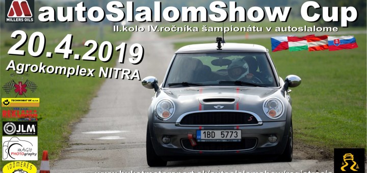 Autoslalom show Nitra 2019